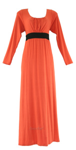 Elma Maxi Dress ORANGE