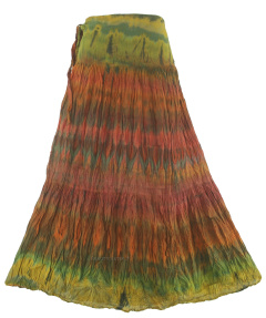 Alina Long Wrap Skirt Tie Dye