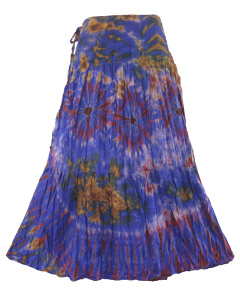 Alina Long Wrap Skirt Tie Dye