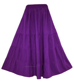 Dina Long Skirt PURPLE Size 3X