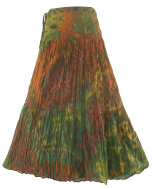 Alina Long Wrap Skirt Tie Dye