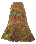 Alina Long Wrap Skirt Tie Dye