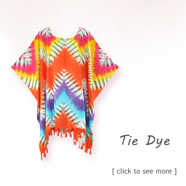 hippie tie dye tunic tops